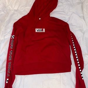 vans cropped sweatshirt